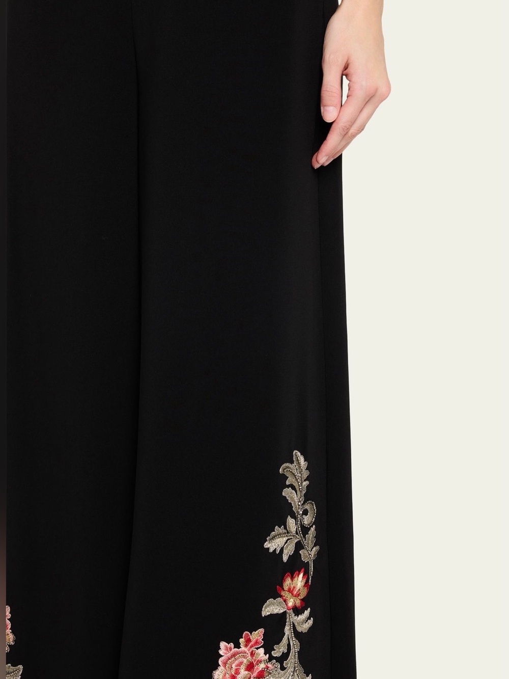 Cinq @ Sept Rococo Embroidered Pants - Picture 4 of 16